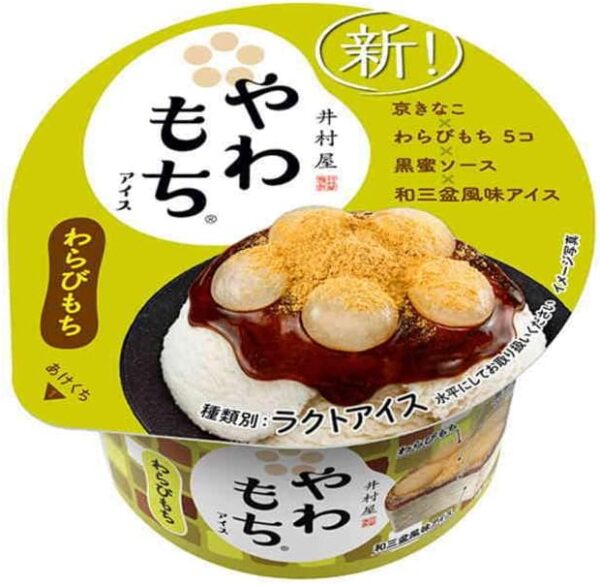 井村屋 やわもちアイス わらびもち 140ml×24入