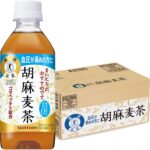 [トクホ] サントリー 胡麻麦茶 350ml×24本 血圧が高めの方に