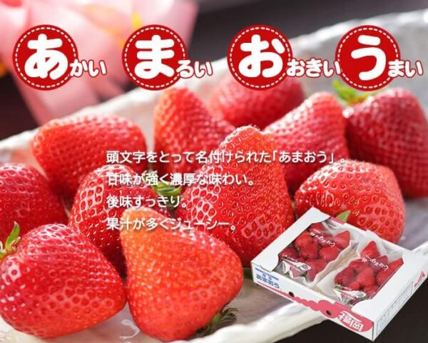 いちご あまおう デラックス DX 大粒 7~11粒 300g×2パック 福岡県産 苺 イチゴ - 画像 (3)