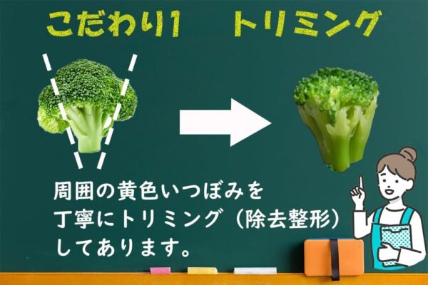《冷凍》 さぶーる オールグリーン ブロッコリー 1KG 自然解凍OK アンデス高原管理栽培 - 画像 (3)