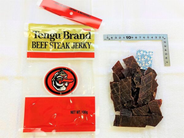 国内製造 テング ビーフステーキジャーキー 100g - 画像 (2)