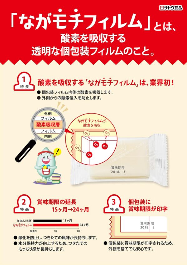 サトウ食品 サトウの切り餅 至高の餅滋賀県産羽二重糯 700ｇ【レンジで簡単調理】 - 画像 (4)