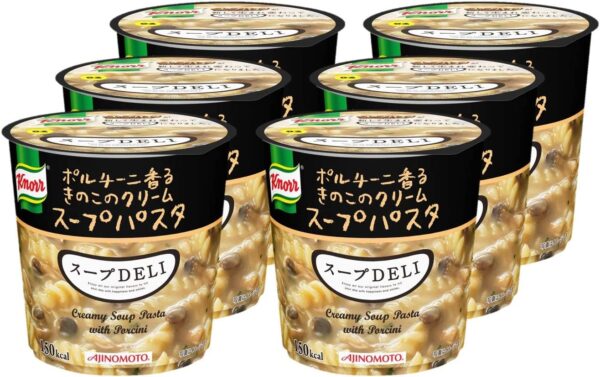 味の素 クノール スープDELI ポルチーニ香る きのこのクリームスープパスタ 6個