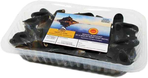 フランス モンサンミッシェル産 活ムール貝1.4kg 冷蔵
