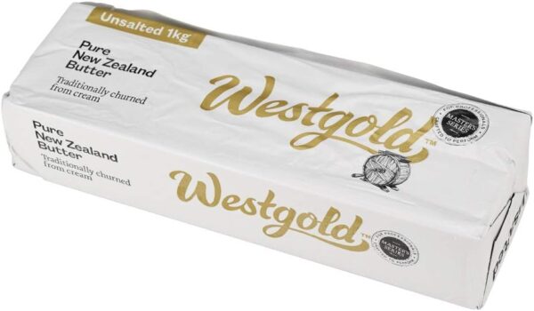グラスフェッドバター 1kg ニュージーランド産 無塩 無添加 バター Westgold