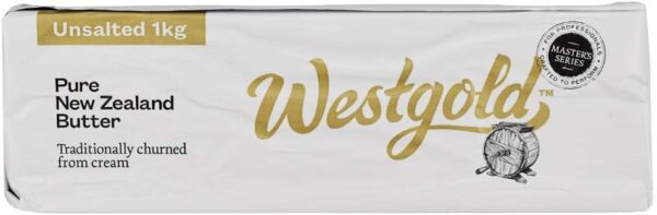 グラスフェッドバター 1kg ニュージーランド産 無塩 無添加 バター Westgold - 画像 (2)