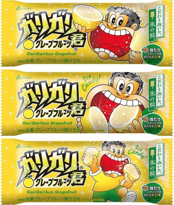 赤城乳業 ガリガリ君グレープフルーツ105ml×33袋+(おまけ1本付き)