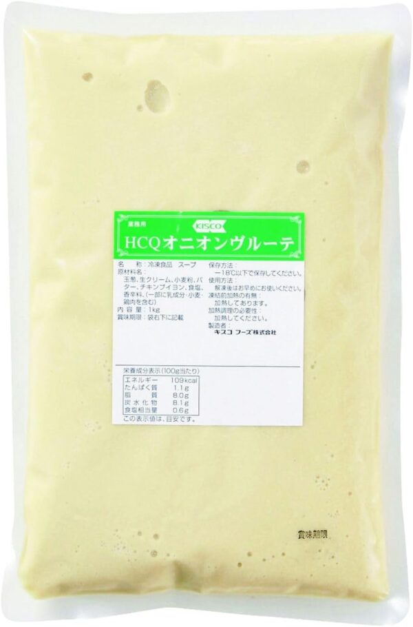 [冷凍] キスコフーズ オニオンヴルーテ 1kg 2636