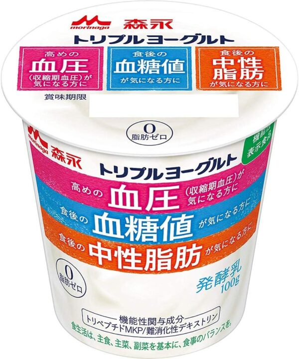 森永乳業 トリプルヨーグルト100g×12個