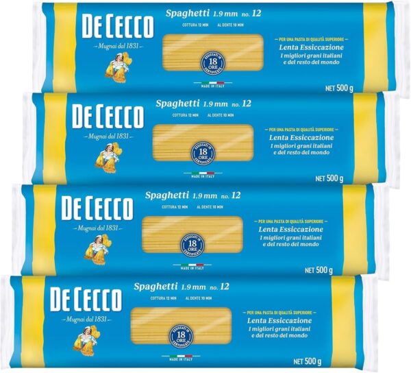 DE CECCO(ディ・チェコ) No.12 スパゲッティ 500g×4個 [正規輸入品]