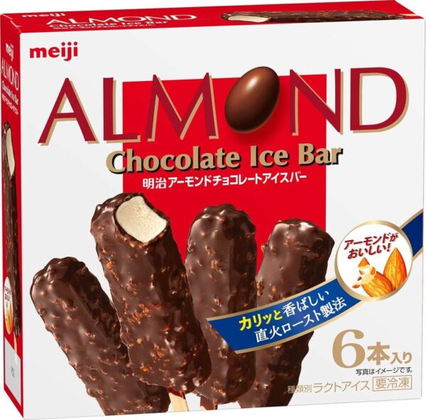 明治 アーモンドチョコレートアイスバー47ml×6本×8箱