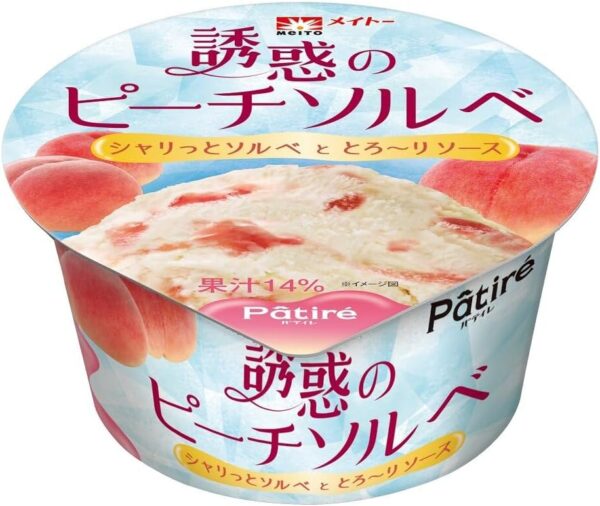 メイトー パティレ誘惑のピーチソルベ 120ml×24個