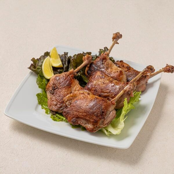 合鴨 骨付き モモ肉 コンフィ 1kg (5枚) ダックオイル 鴨肉 鶏肉 大容量 (5枚 (1kg))