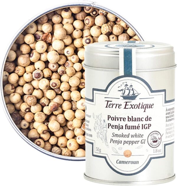 Terre Exotique (テール・エグゾティック) ペンジャ産ホワイトペッパー スパイス 胡椒 70g