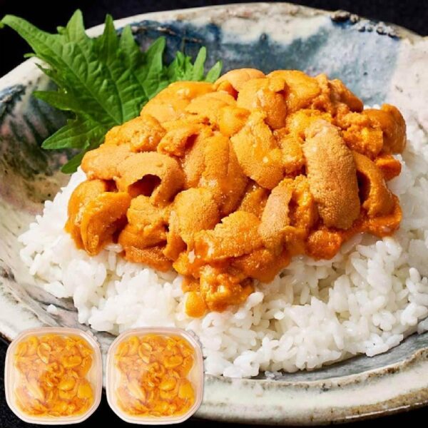 塩水うに 【札幌場外市場】 【100g × 2個セット】 バフンウニ 北方四島産 (ロシア産)