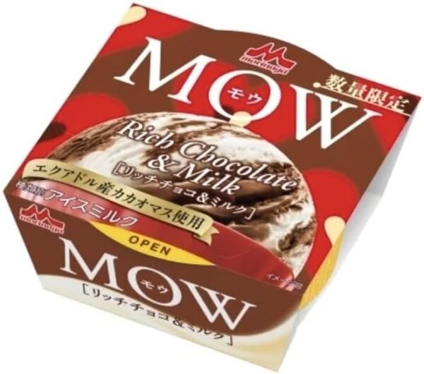 森永乳業 MOW リッチチョコ&ミルク140ml×18個