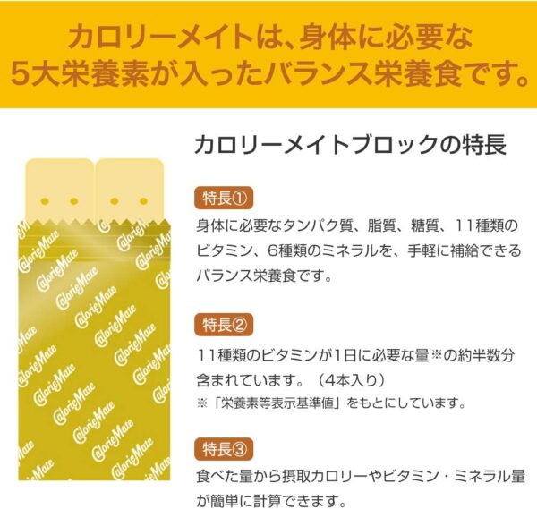 大塚製薬 カロリーメイト ブロック チーズ 4本×10個 - 画像 (4)