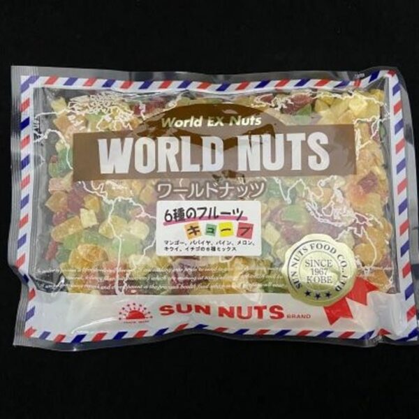 6種のフルーツキューブ 500g