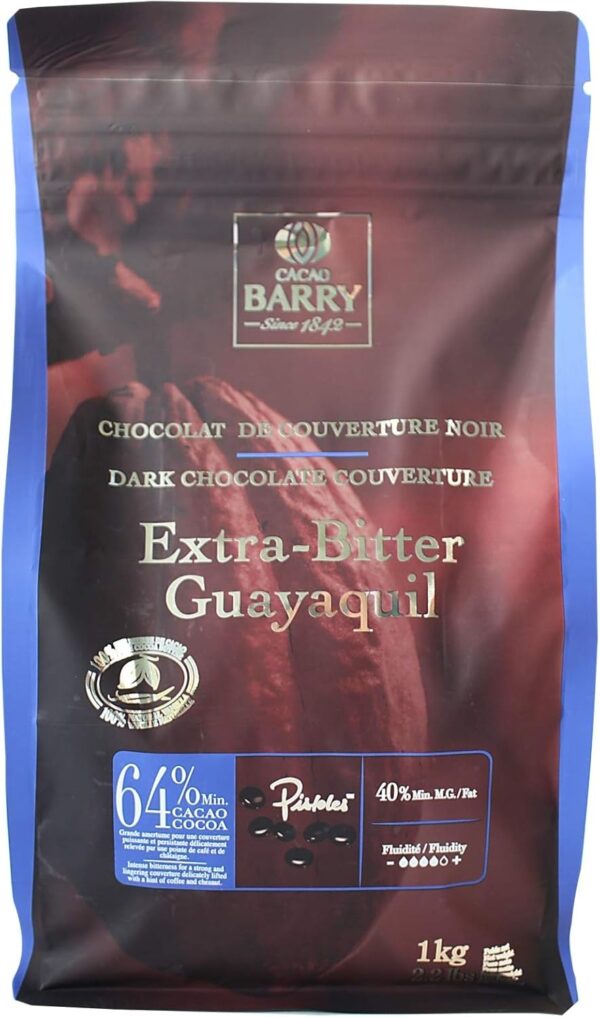 BARRY(カカオバリー) クーベルチュール ピストール エキストラビター カカオ64% 1kg