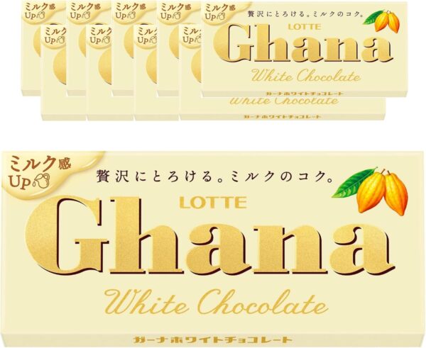 ロッテ ガーナホワイト 45g×10個