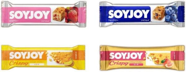 ソイジョイ ストロベリー ブルーベリー クリスピーバナナ クリスピーピーチ 1箱12本 4箱セット 48本入り