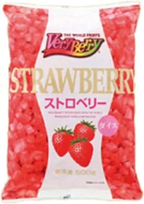【冷凍】 ノースイ ストロベリー ダイス 500g 業務用 いちご 果物フルーツ ダイスカット