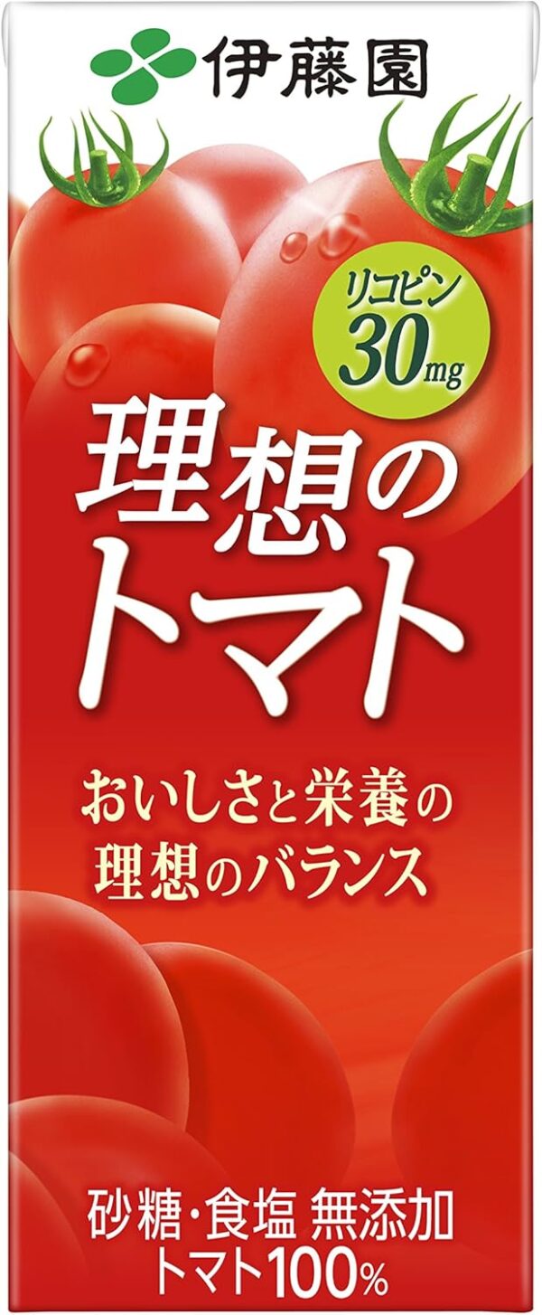 伊藤園 理想のトマト 紙パック 200ml×24本