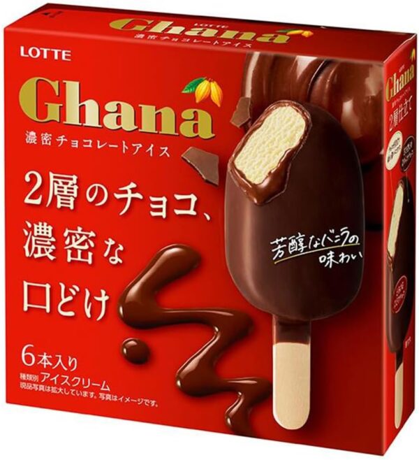 ロッテ ガーナ濃密チョコレートアイス55ml×6本×8箱 - 画像 (3)