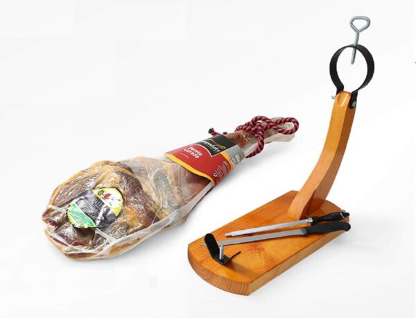 生ハムの原木 パレタセラーナ 約4kg 【専用固定式ホルダー、ナイフセット】