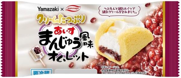 ヤマザキ クリームたっぷりあいすまんじゅう風味オムレット 1個