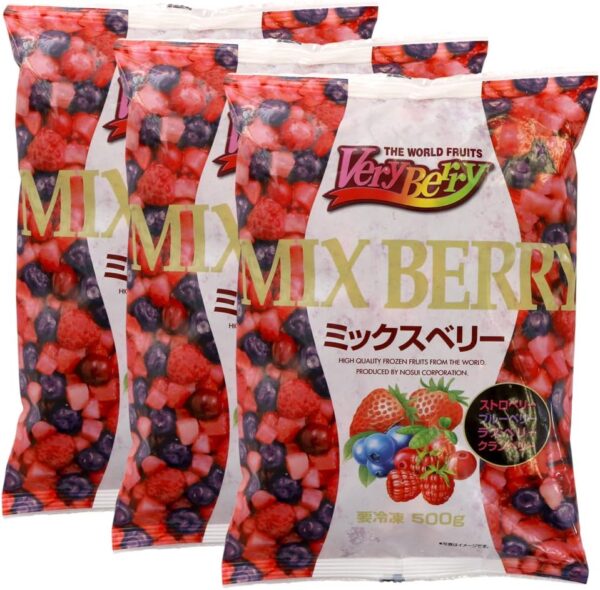 ショクラボ 【冷凍】 業務用 フルーツ VeryBerry 冷凍 ミックスベリー 500g ×3袋 セット ノースイ 冷凍フルーツ