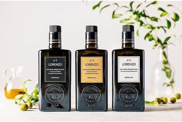 バルベーラ ロレンツォアソート 3本セット No1/No3/No5 エキストラ・ヴァージン・オリーブオイル D.O.P. マツァーラ 500ml