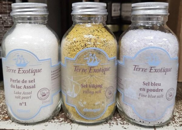 Terre Exotique テールエグゾティック ブルーソルト 薫製塩 パール塩 3種セット