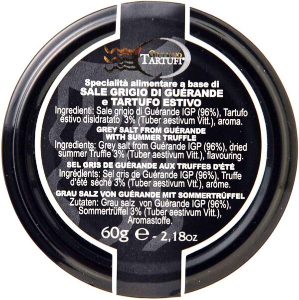 ジュリアーノ・タルトゥーフィ ゲランド 塩 サマートリュフ入り 60g - 画像 (3)