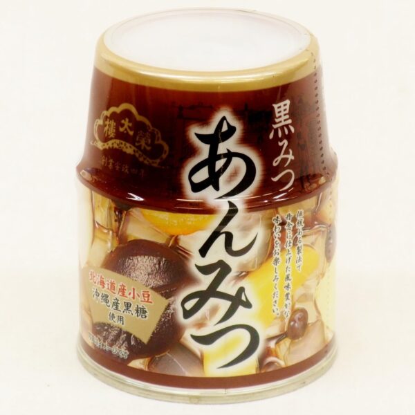 栄太楼 あんみつ (黒みつ) 内容総量255g×6缶