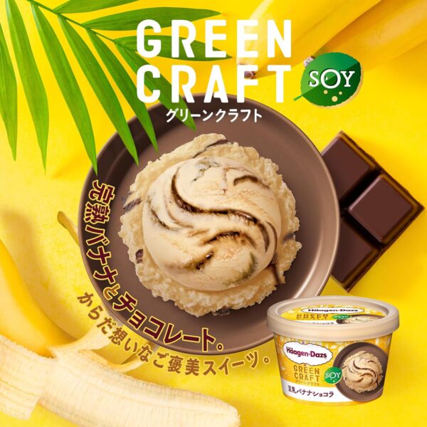 ハーゲンダッツ GREEN CRAFT 豆乳バナナショコラ110ml (6) - 画像 (4)