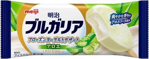 明治 ブルガリアフローズンヨーグルトデザート アロエ 73ml×20袋