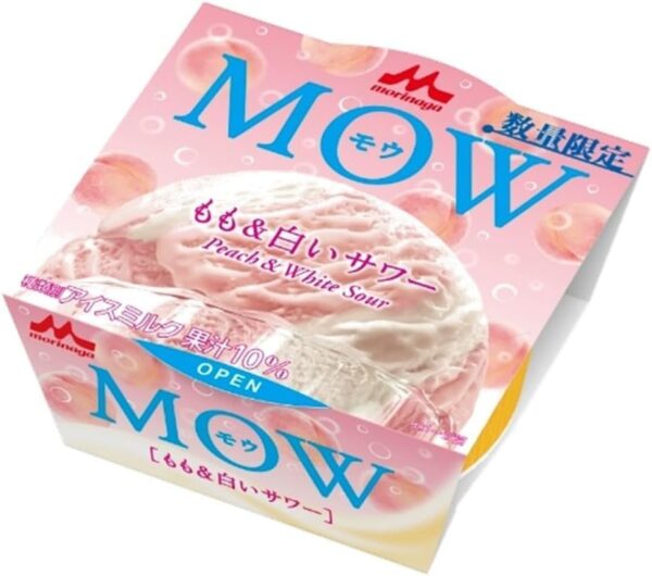 森永乳業 MOWもも&白いサワー 140ml ×18個