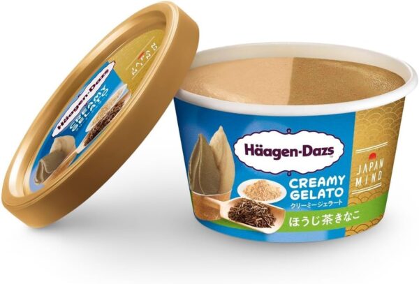 ハーゲンダッツCREAMY GELATO ほうじ茶きなこ110ml (6個) - 画像 (3)