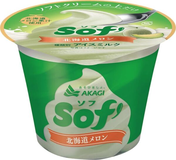 赤城乳業 Sof' 北海道メロン150ml×24個