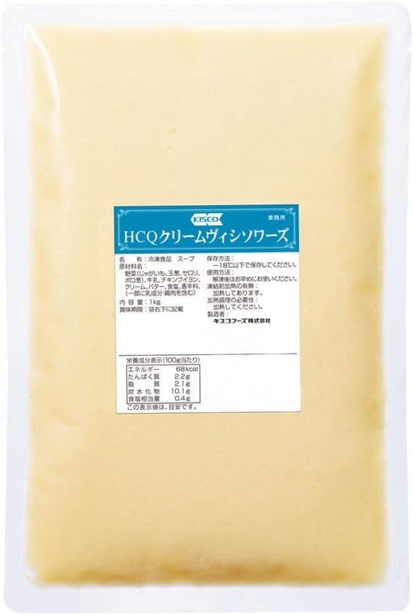 [冷凍] キスコフーズ クリームヴィシソワーズ 1kg 2510