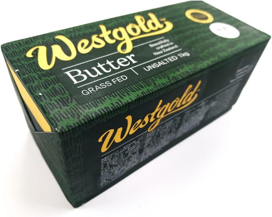 NZ産グラスフェッドバター ウエストゴールド 食塩不使用 1kg 【冷凍】
