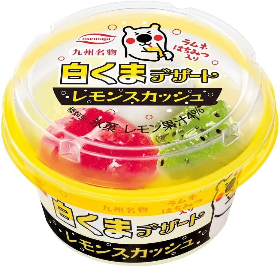 丸永製菓 白くまデザートレモンスカッシュ175ml×16個