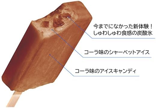 丸永製菓 弾けるしゅわしゅわアイスバーコーラ90ml×24袋 - 画像 (3)