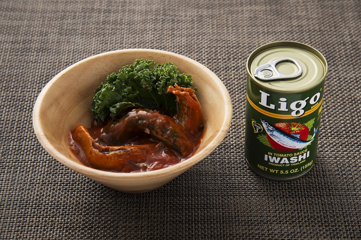 LIGO イワシのトマト煮 プレーン、155g - 画像 (4)