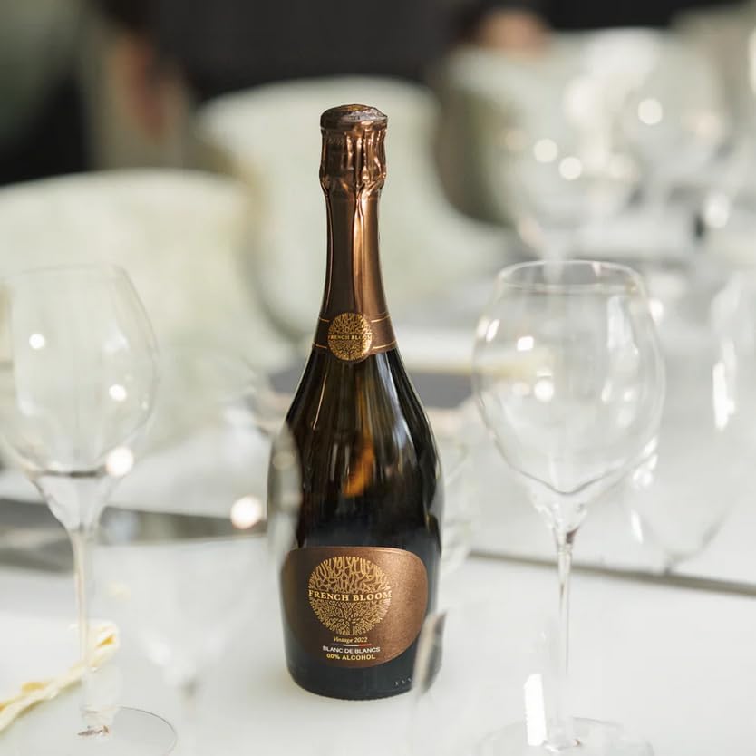 フレンチブルーム ラ キュベ 2022、ノンアルコール スパークリングワイン、ヴィンテージ 750ml - 画像 (3)