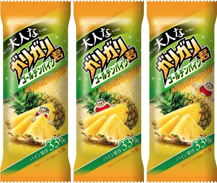 赤城乳業 大人なガリガリ君ゴールデンパイン100ml×24袋