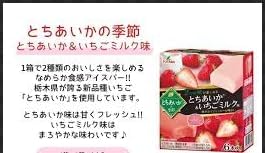 【冷凍】とちあいかの季節 とちあいか&いちごミルク味300ml × 8箱ふたば - 画像 (2)