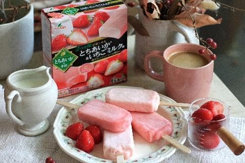 【冷凍】とちあいかの季節 とちあいか&いちごミルク味300ml × 8箱ふたば - 画像 (4)