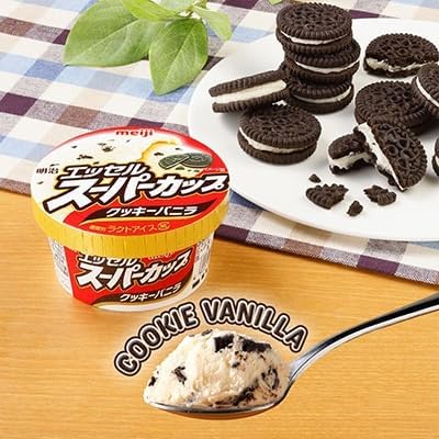 【冷凍】エッセルスーパーカップ クッキーバニラ200ml×24個めいじ - 画像 (4)